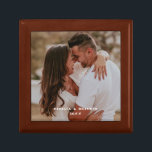 Newlyweds Photo Wooden Jewellery Keepsake Box<br><div class="desc">Customise this gift box with photo and names.  Makes a great gift idea for the newlyweds,  just married,  anniversary,  and more.</div>
