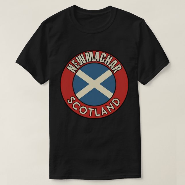 Newmachar, Scotland T-Shirt (Design Front)