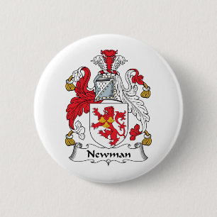 Newman Family Crest 6 Cm Round Badge