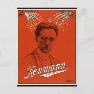 Newmann the Great Magician Postcard