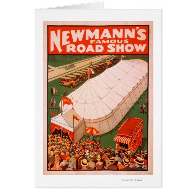 Newmann's Famous Magic Road Tent Show Poster (Front)