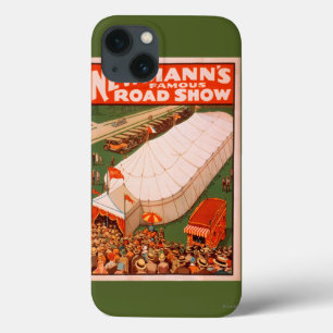 Newmann's Famous Magic Road Tent Show Poster iPhone 13 Case