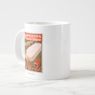 Newmann's Famous Magic Road Tent Show Poster Large Coffee Mug