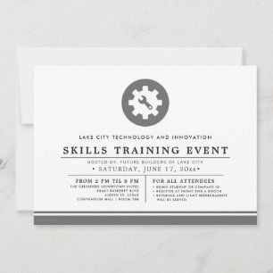 Nework Adminitraor Training Event Minimal Invitation