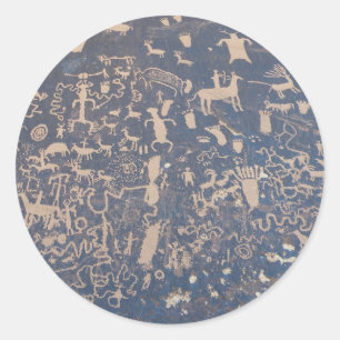 Newpaper Rock Classic Round Sticker