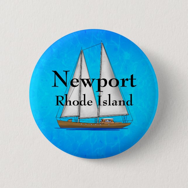 Newport 6 Cm Round Badge (Front)