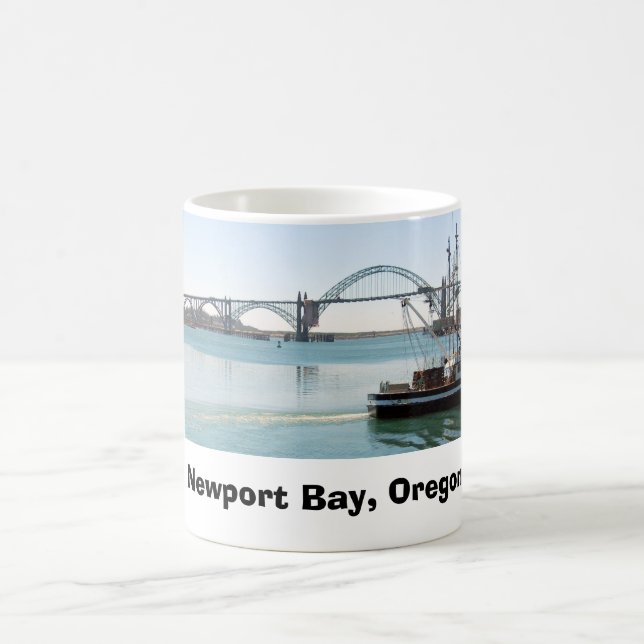 Newport Bay, Oregon Coffee Mug (Center)