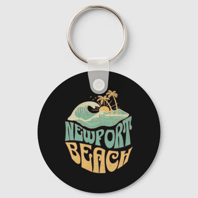 Newport Beach _1  Key Ring (Front)