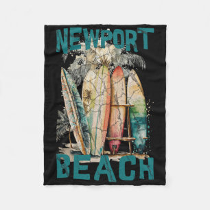 Newport Beach _2 Fleece Blanket
