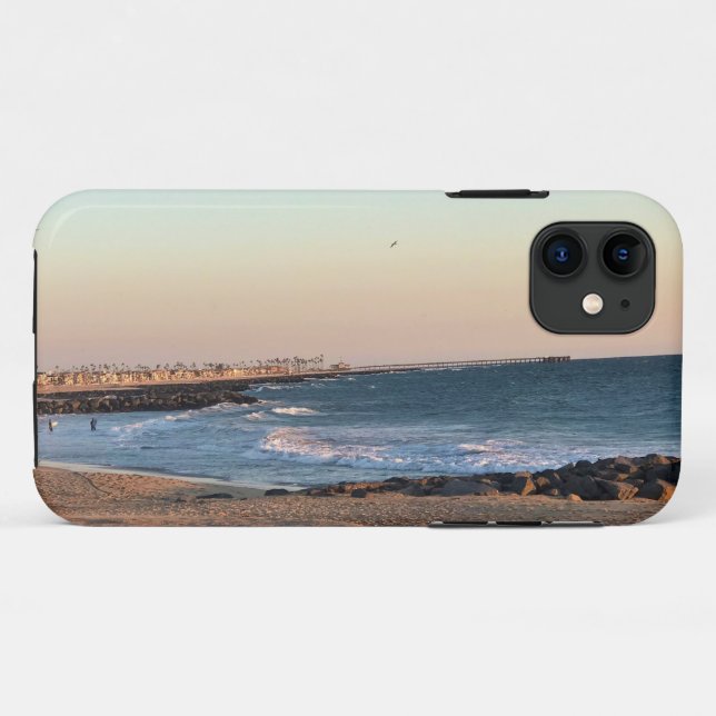 Newport Beach at Sunset, California Case-Mate iPhone Case (Back (Horizontal))