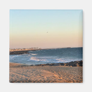 Newport Beach at Sunset, California Magnet