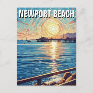 Newport Beach California Postcard