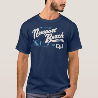 Newport Beach California Surfing T-Shirt
