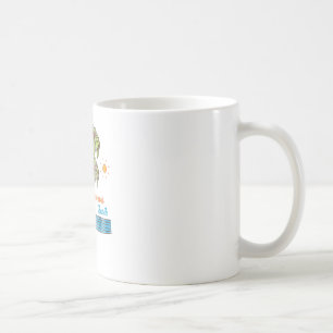 Newport Beach, California Surfing Vinta Coffee Mug