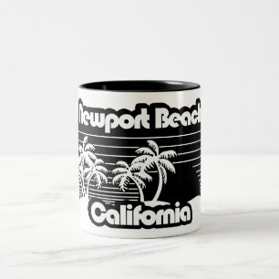 Newport Beach California Two-Tone Coffee Mug