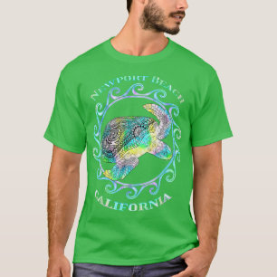 Newport Beach California Vacation Colourful Tribal T-Shirt