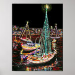 Newport Beach Christmas Boat Parade Poster<br><div class="desc">The Newport Beach Christmas Boat Parade, which has been hailed as “one of the top ten holiday happenings in the nation” by the New York Times, is truly a magical holiday tradition for all ages. The parade continues to be a premier event during the holiday season in Southern California that...</div>