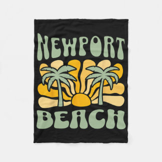 Newport Beach Fleece Blanket