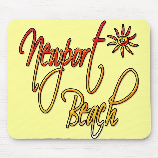 Newport Beach Mouse Pad (Front)