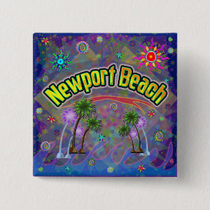 Newport Beach Noble Voyage Button