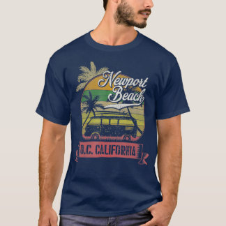 Newport Beach Orange County California Surfing T-Shirt