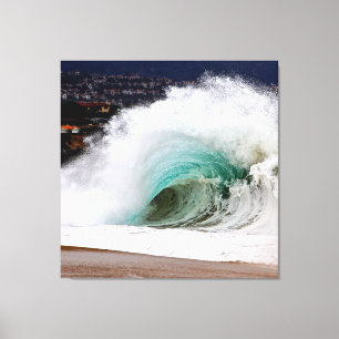 Newport Beach Pinwheel Wave (Canvas 40" x 40") Canvas Print