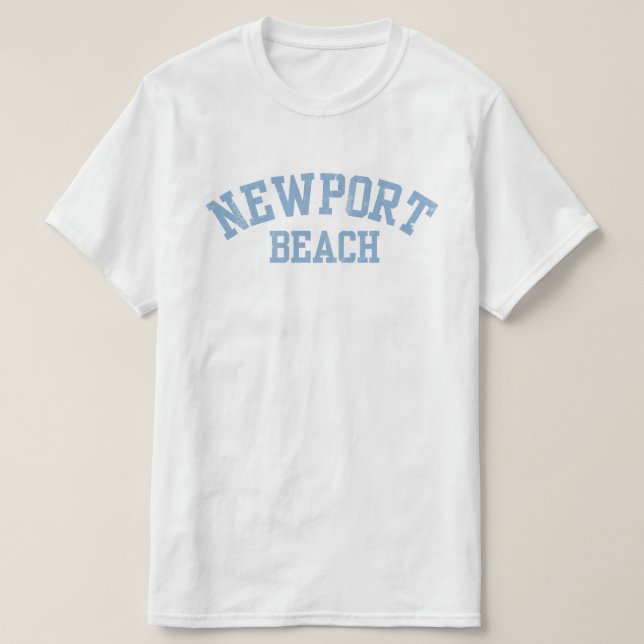 Newport Beach Retro Tshirt Unisex (Design Front)