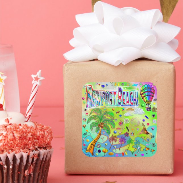 Newport Beach Timeless Melody Sticker (Party)