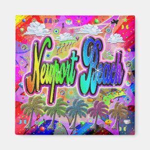 Newport Beach Vista Express Magnet