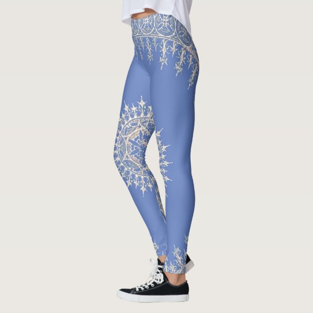 Newport Blue Leggings (Left)