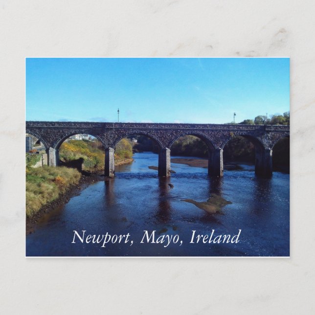 Newport, Co Mayo Postcard (Front)