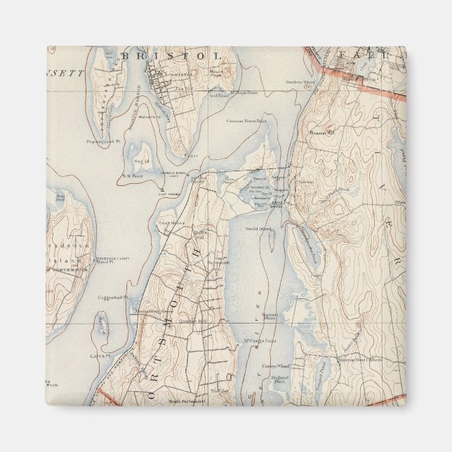 Newport County, Rhode Island Magnet (Front)