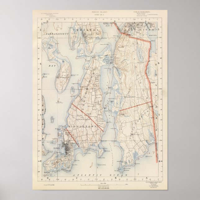 Newport County, Rhode Island Poster (Front)