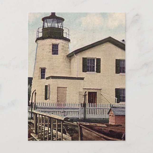 Newport Harbour Lighthouse Postcard (Front)