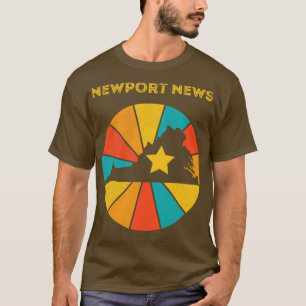 Newport News Virginia Vintage Distressed Souvenir  T-Shirt