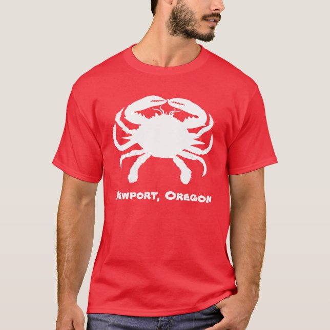 Newport Oregon Crab Shirt (Front)