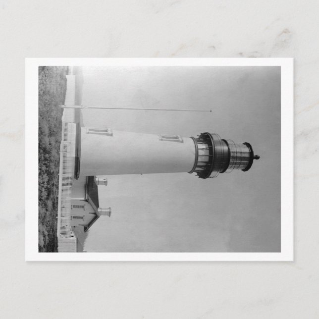 Newport, Oregon Lighthouse on Cape Fowlweather Postcard (Front)