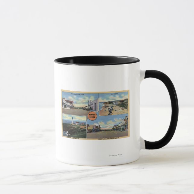 Newport, Oregon - Yaquina Lighthouse, Main Mug (Right)