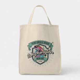 Newport (Pend Oreille River), Washington Tote Bag