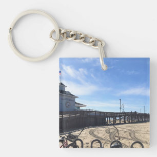 Newport Pier, Newport Beach, California Key Ring
