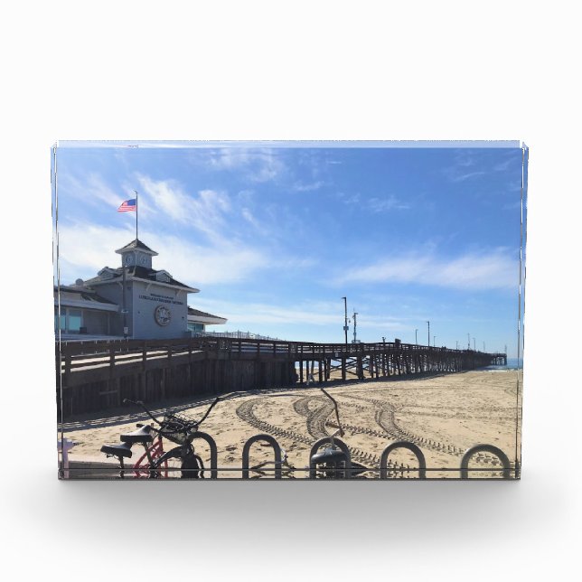 Newport Pier, Newport Beach, California Photo Block (Front)