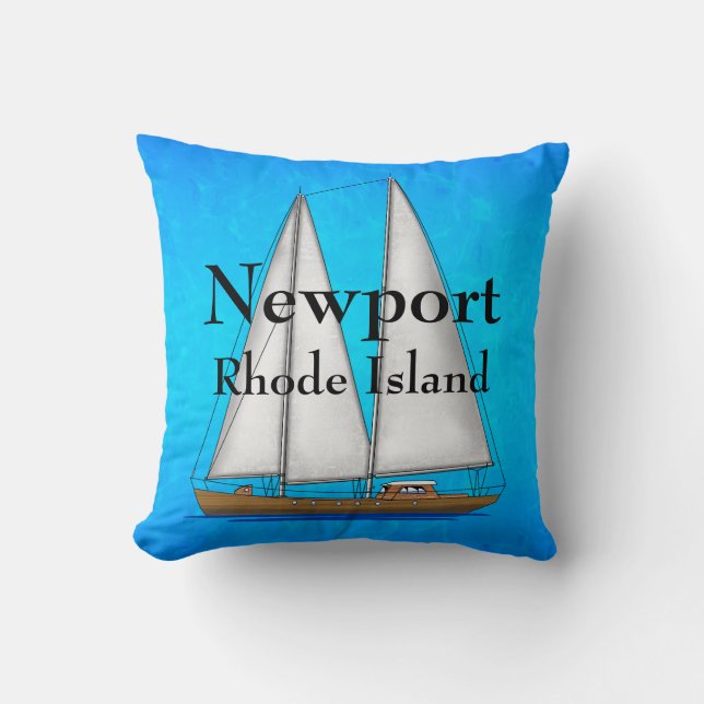 Newport Rhode Island Cushion (Front)