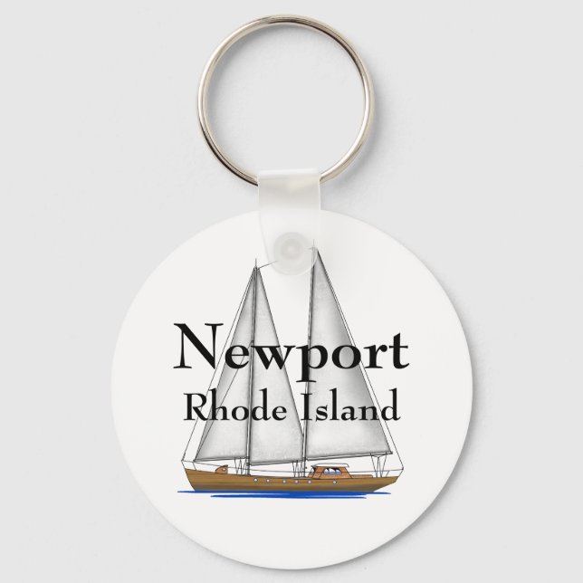 Newport Rhode Island Key Ring (Front)
