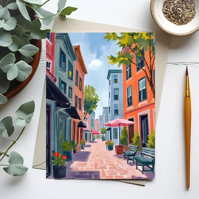 Newport Rhode Island Painting Postcard (Creator Uploaded)