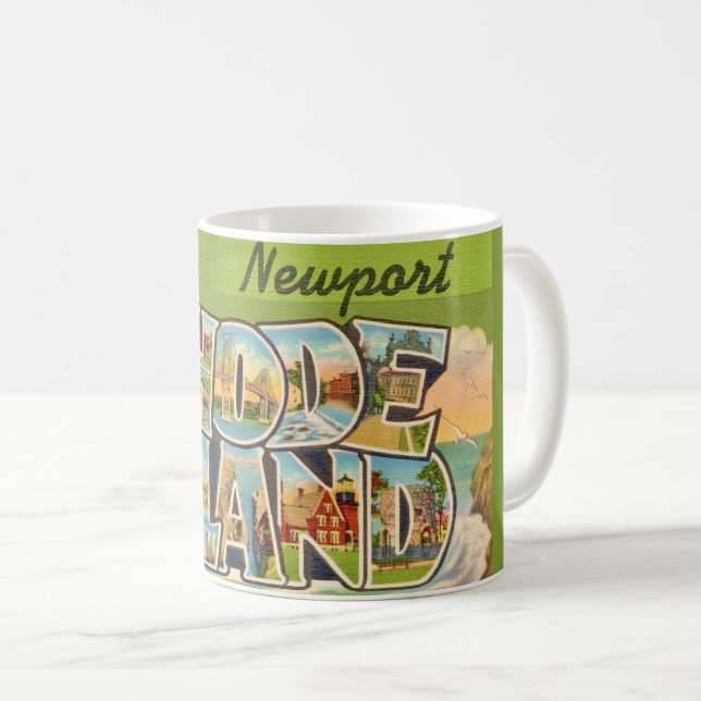 Newport Rhode Island Postcard Mug (Front Right)