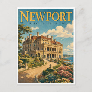 Newport Rhode Island The Breakers GeoSaga Postcard