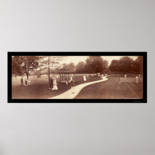 Newport, RI Casino Photo 1902 Poster