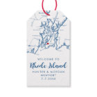 Newport RI Elegant Modern Navy Wedding Favour