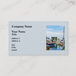 Newport RI - Folded Sails Business Card
