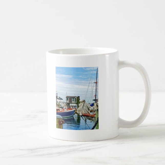 Newport RI - Folded Sails Coffee Mug (Right)